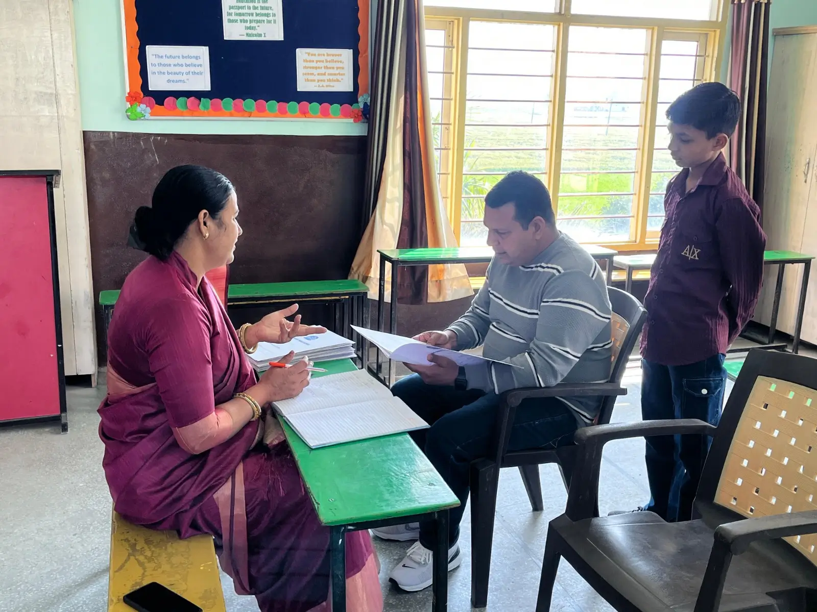 Parent-Teacher Meeting for Examination Support